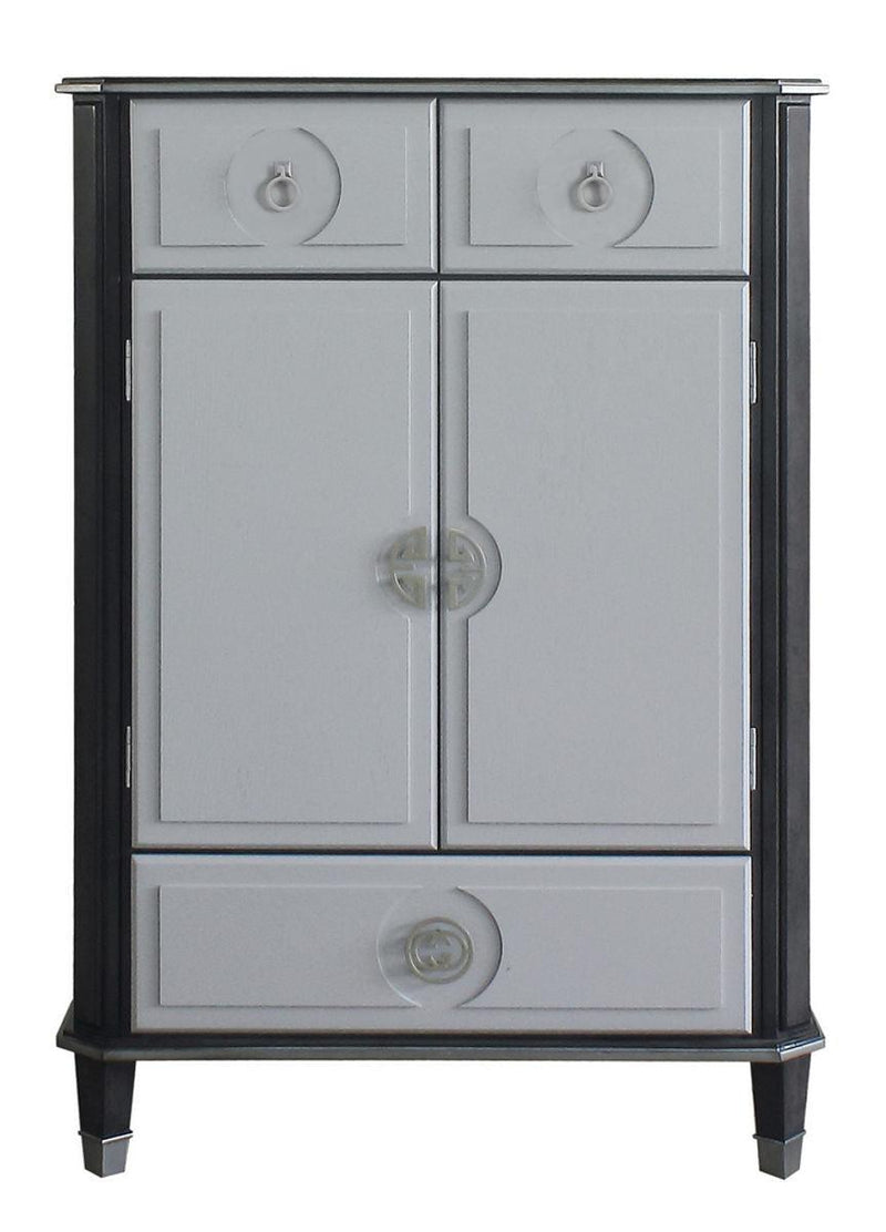 Acme Furniture House Beatrice 3 Drawer Chest in Light Gray 28816 image