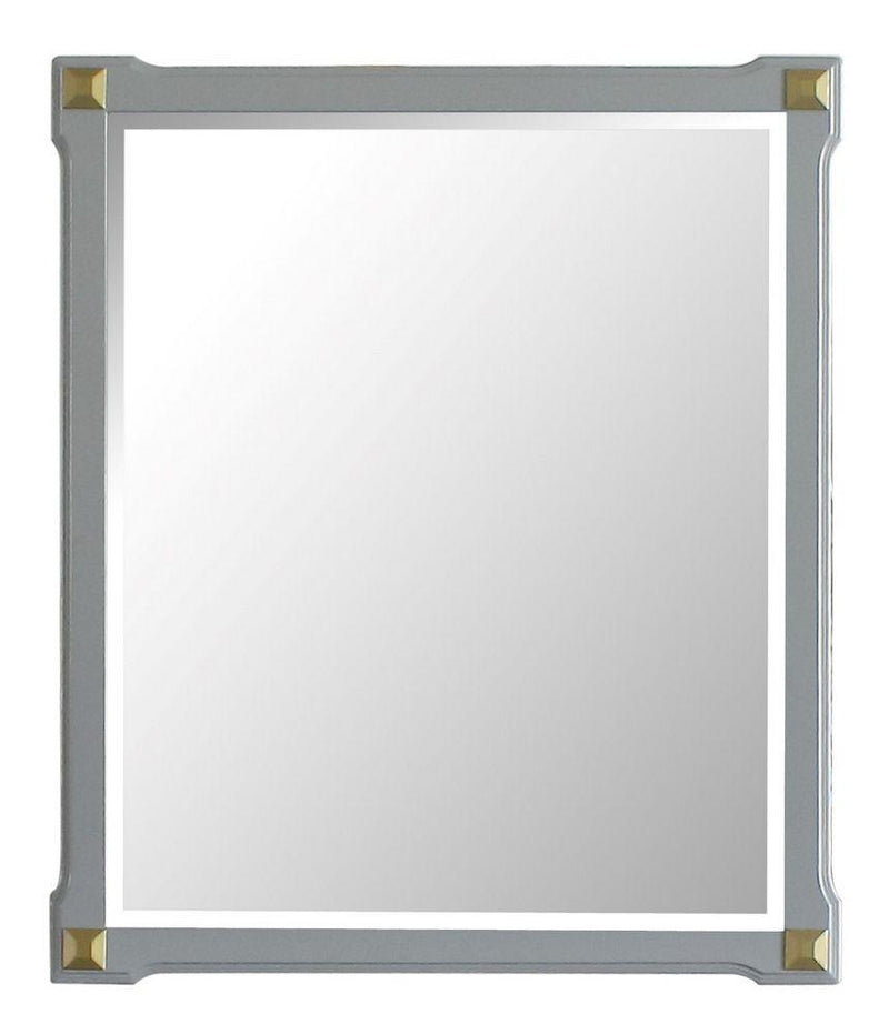 Acme Furniture House Marchese Mirror in Pearl Gray 28864 image