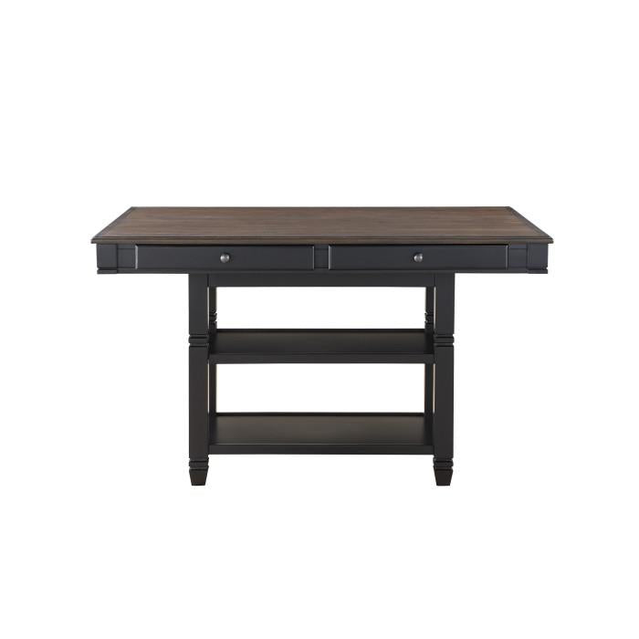 Homelegance Baywater Counter Height Table in Natural and Black 5705BK-36 image