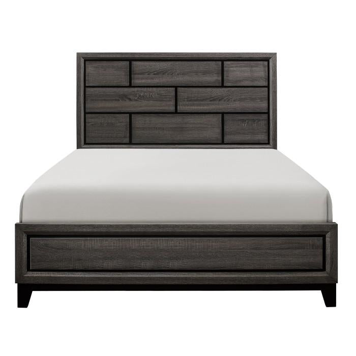 Homelegance Davi Queen Panel Bed in Gray 1645-1* image